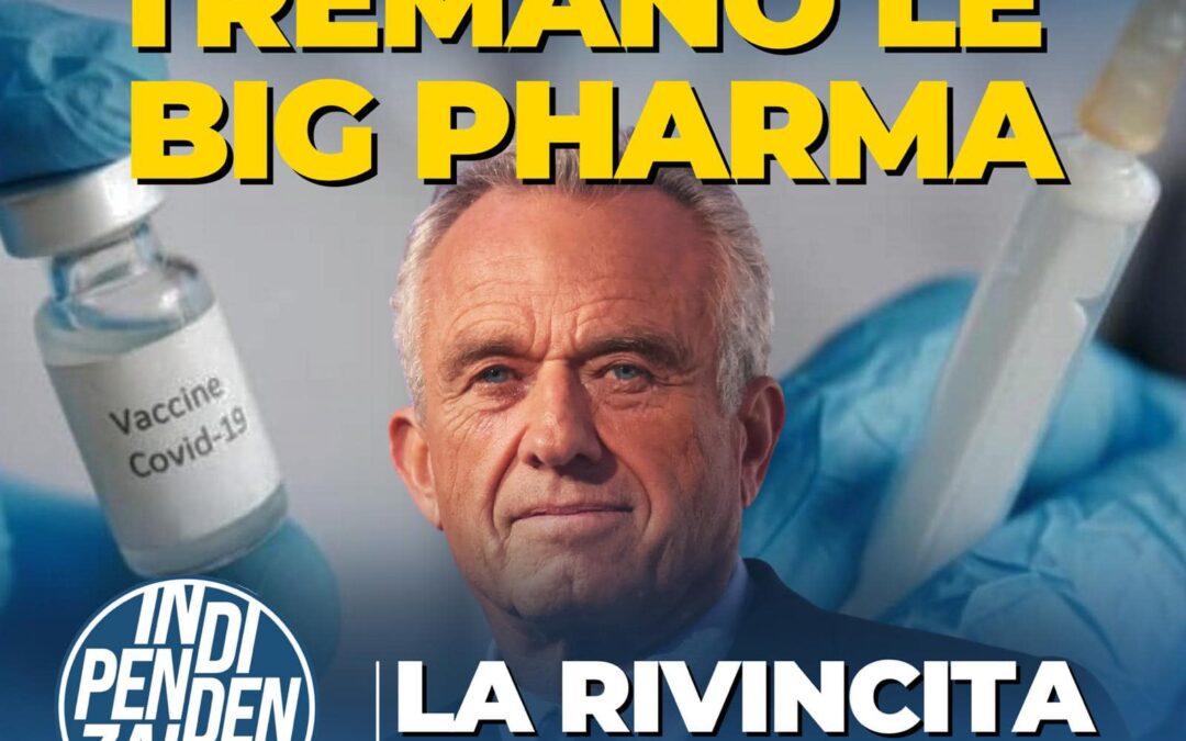 KENNEDY AL VERTICE DELLA SANITÀ USA, UN DURO COLPO ALLE MULTINAZIONALI DEL FARMACO