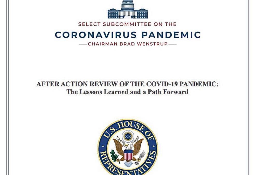 RAPPORTO FINALE della COMMISSIONE CAMERA U.S.A sulla PANDEMIA COVID
